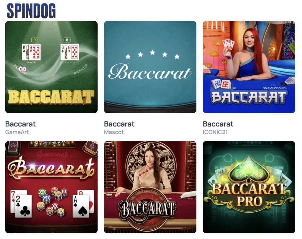 spindog live table games